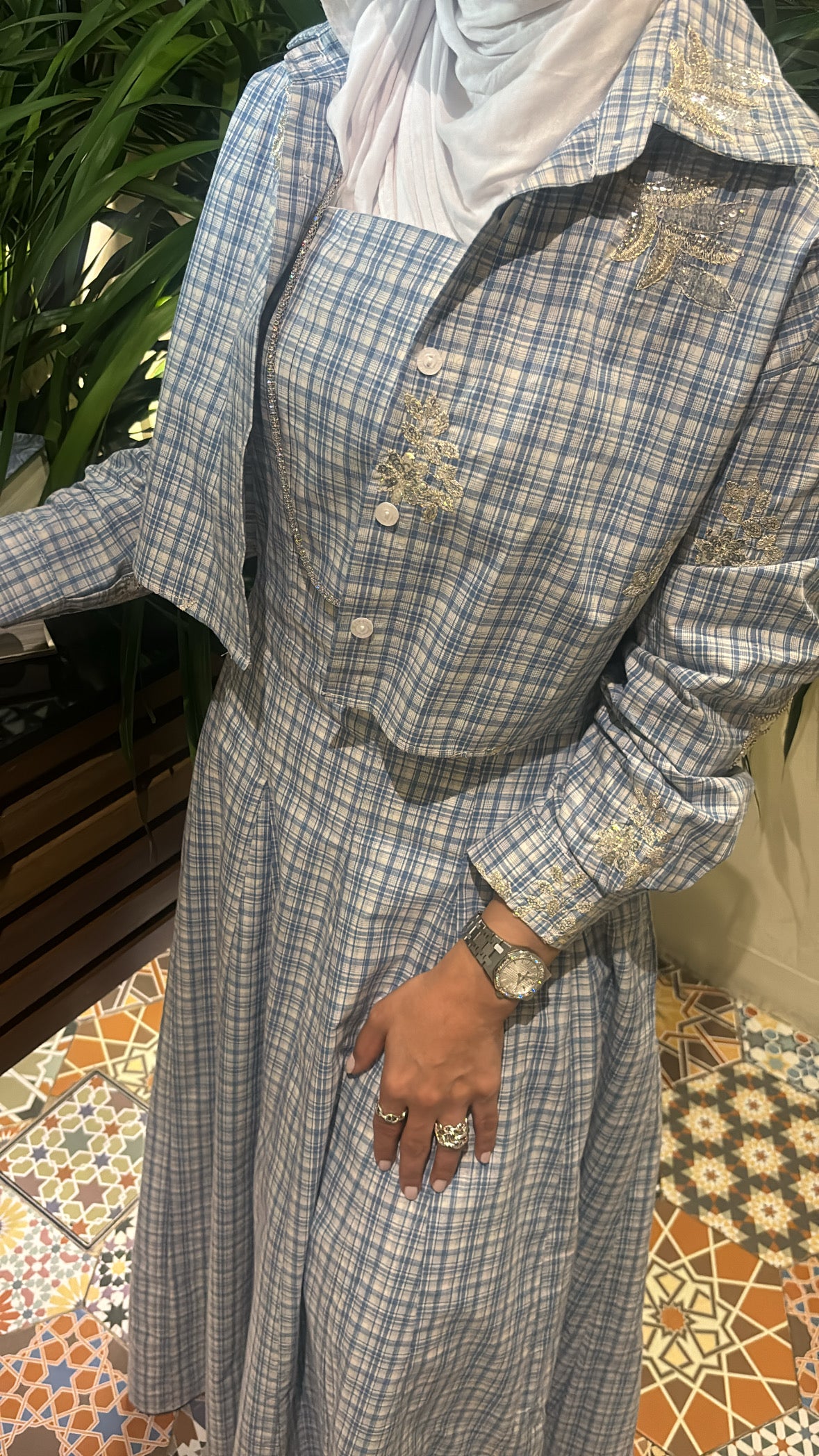 Checkered dress