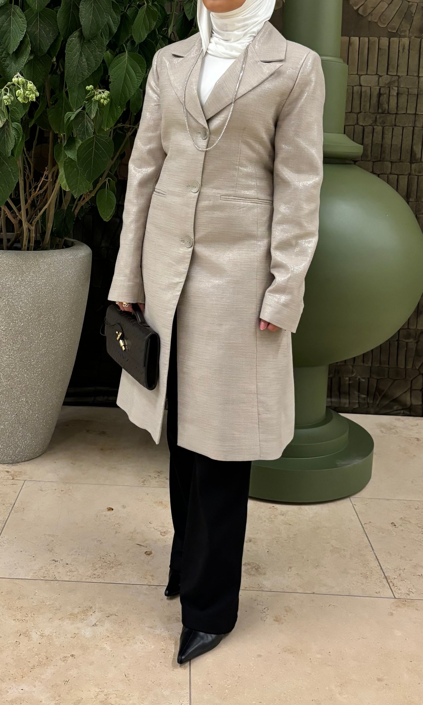 Metalic blazer