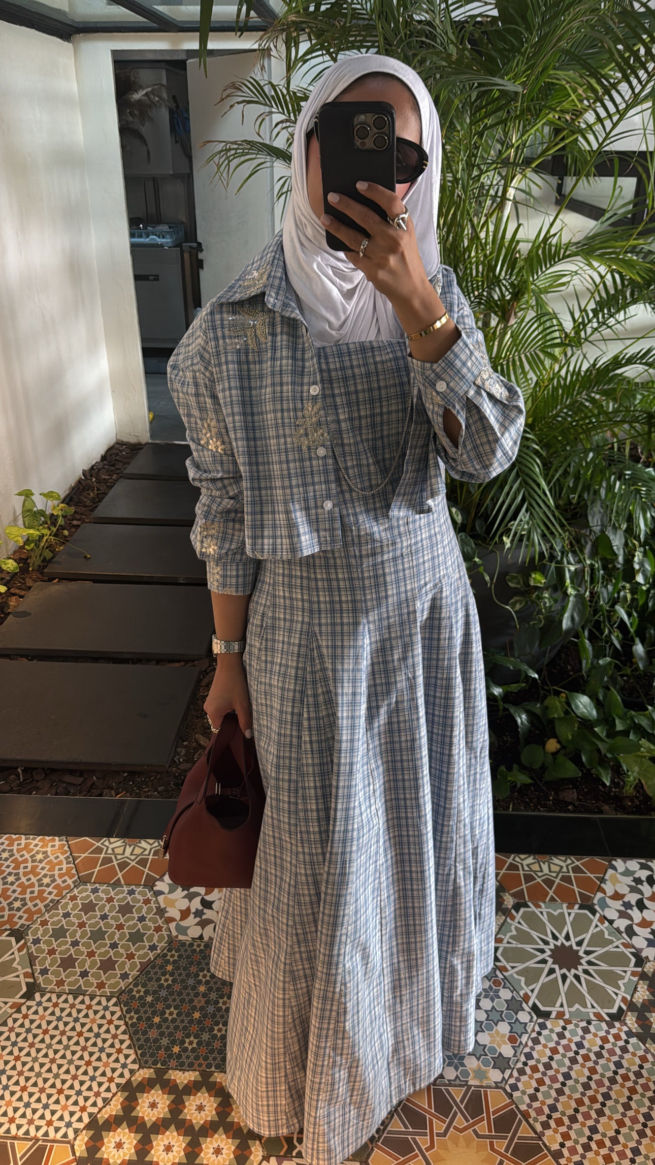 Checkered dress