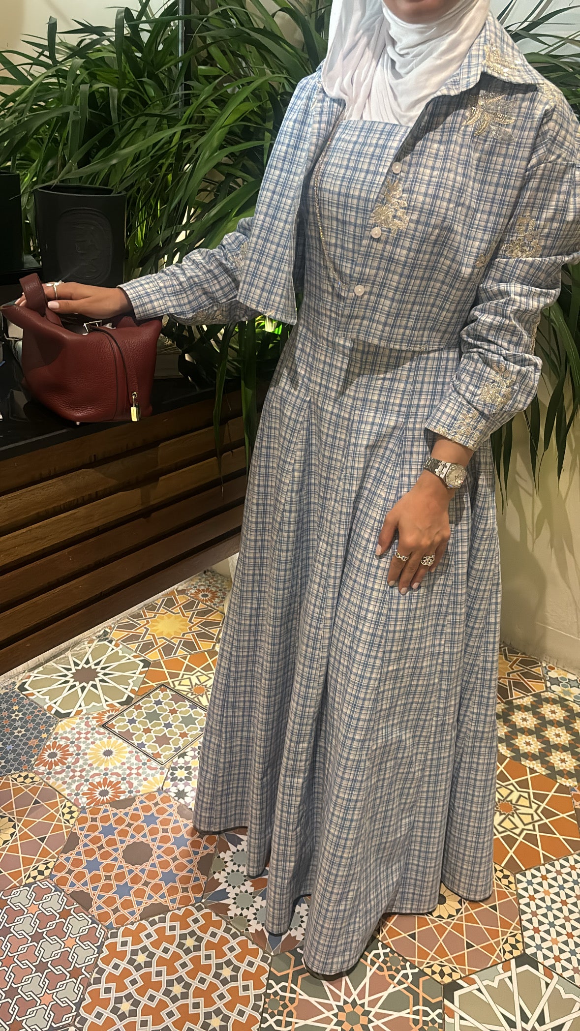 Checkered dress