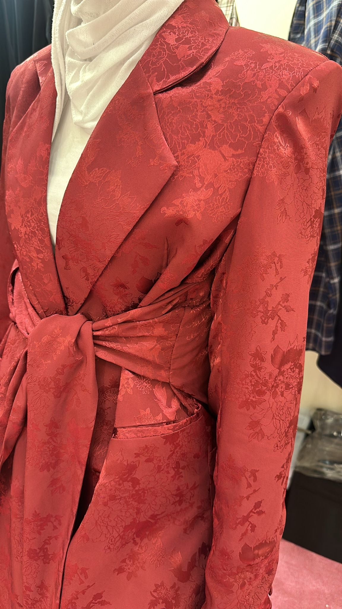 Floral silk set