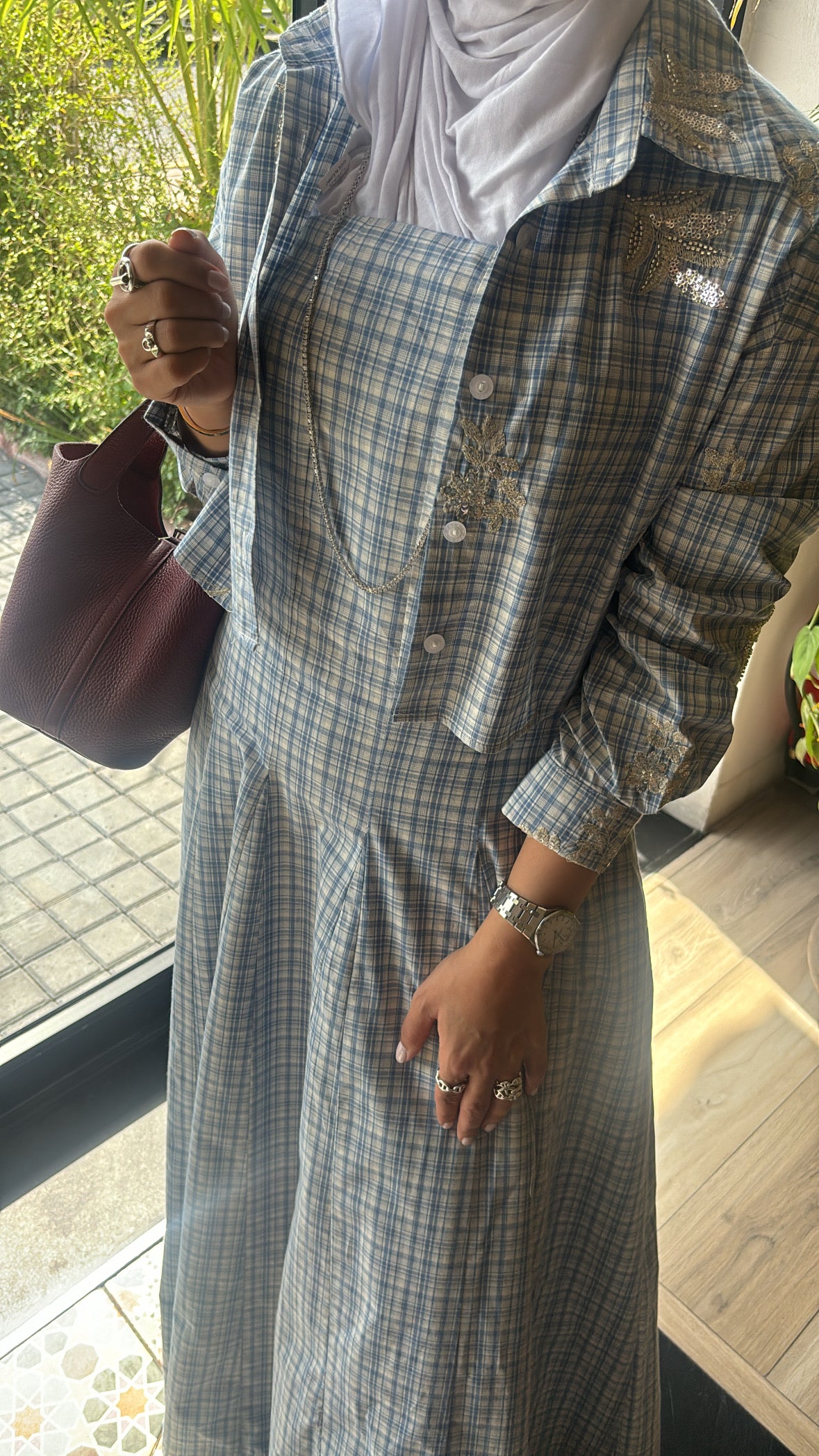 Checkered dress